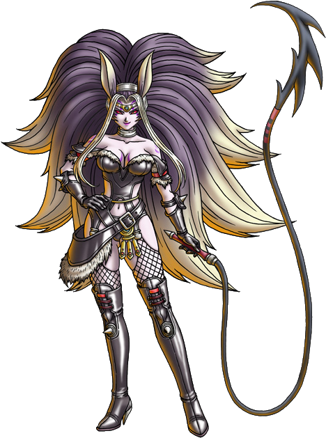 Dragon Quest X, Chrono Trigger, Akira, Female Character - Dragon Quest Female Monster (494x640), Png Download
