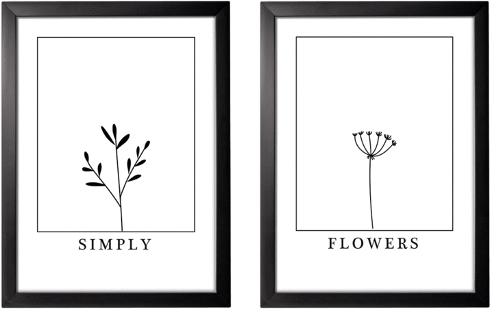 Flotwo Set De Dos Cuadros De Marco De Poliestireno - Painting (1024x1024), Png Download