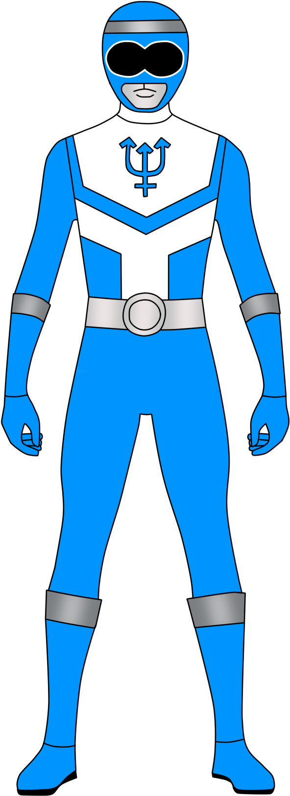 Neptune Planet Ranger - Planet Ranger (592x1626), Png Download