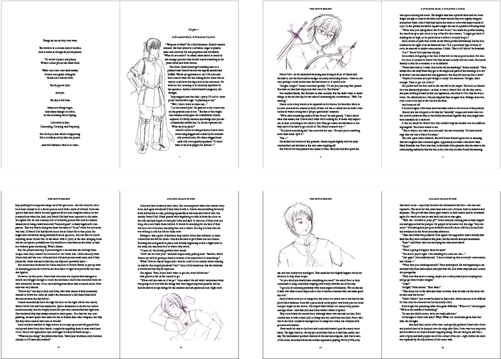 Book And Dust Jacket The Myth Begins Is The First Book - Document (1200x776), Png Download