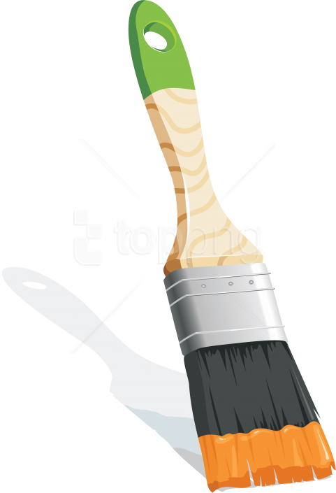 Free Png Download Paint Brush Clipart Png Photo Png - Кисть Png (481x705), Png Download