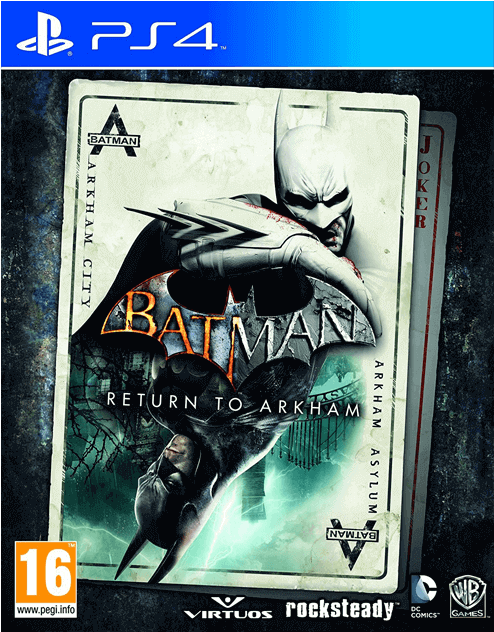 Batman Return To Arkham - Batman Return To Arkham Asylum Ps4 (552x700), Png Download