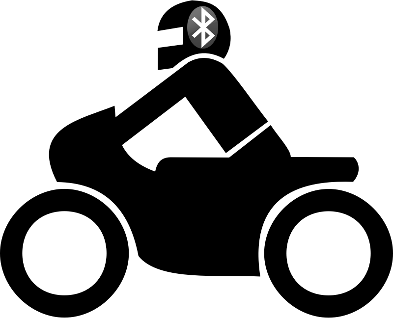 Motorcycle Helmet Clipart Stencil Motorcycle - Motorcycle Icon Png (800x648), Png Download