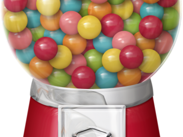 Gumball Clipart Vintage Candy - Gumball Machine .png (640x480), Png Download