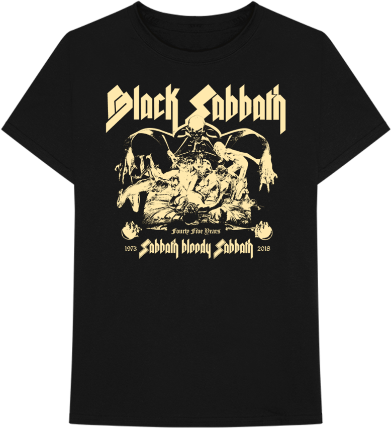 Double Tap To Zoom - Black Sabbath T Shirt (1024x1024), Png Download