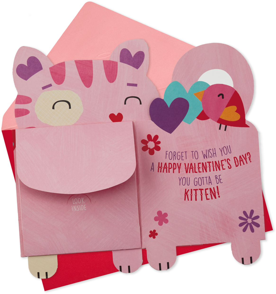 You Gotta Be Kitten Me Valentines Day Card Money Holder - Teddy Bear (1470x1470), Png Download