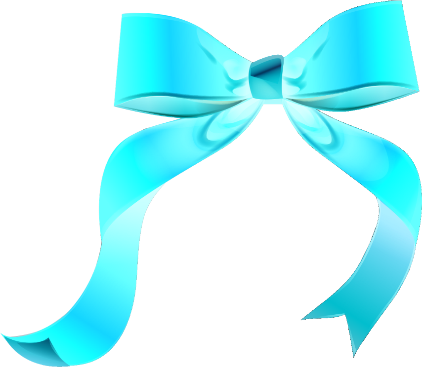 #mq #blue #bow #bows #ribbon (1024x1024), Png Download