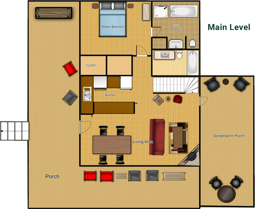 Floor Plan (850x696), Png Download