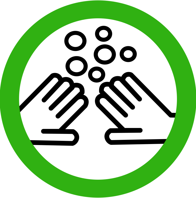 Medium Image The Image Type Of The Illustration Is - Hand Washing Icon Clipart (793x800), Png Download