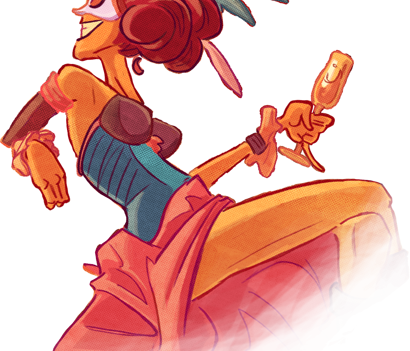 Dame-1400x1200 - Cartoon (1400x1200), Png Download