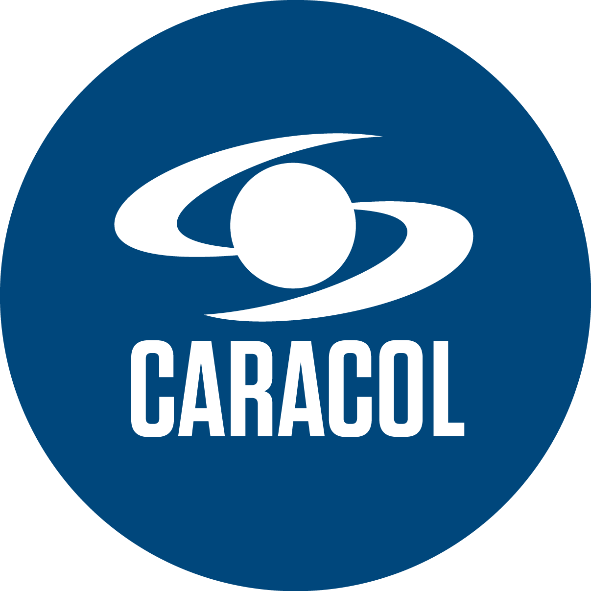 Caracol Logo [tv] - Circle (1207x1207), Png Download