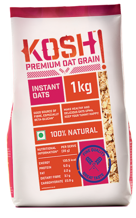 Premium Oats - Kosh Atta (460x1024), Png Download