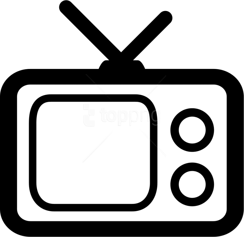 Free Png Download Old Television Clipart Png Photo - Tv Logo No Background (850x825), Png Download