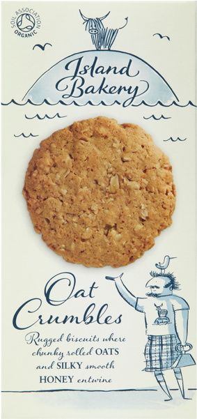 Island Bakery Apple Crumble Biscuits 150g (600x600), Png Download
