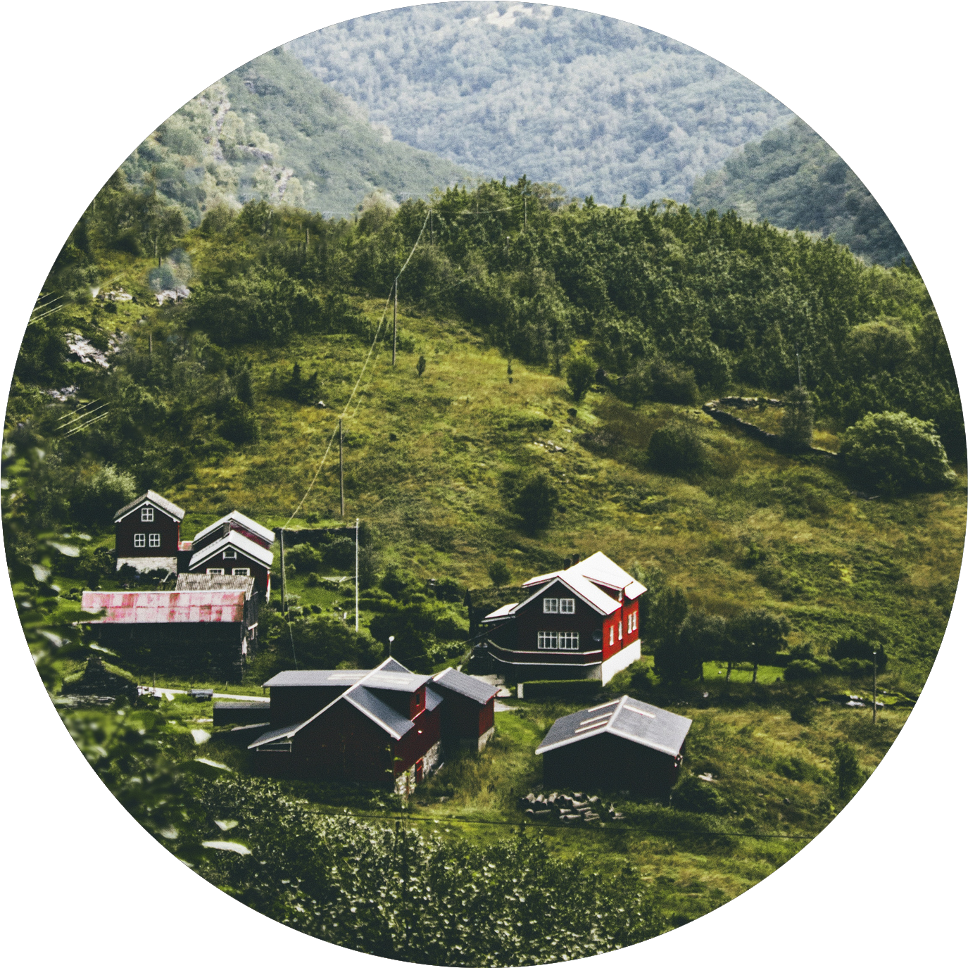 French Alps Highlights - House (1400x1400), Png Download