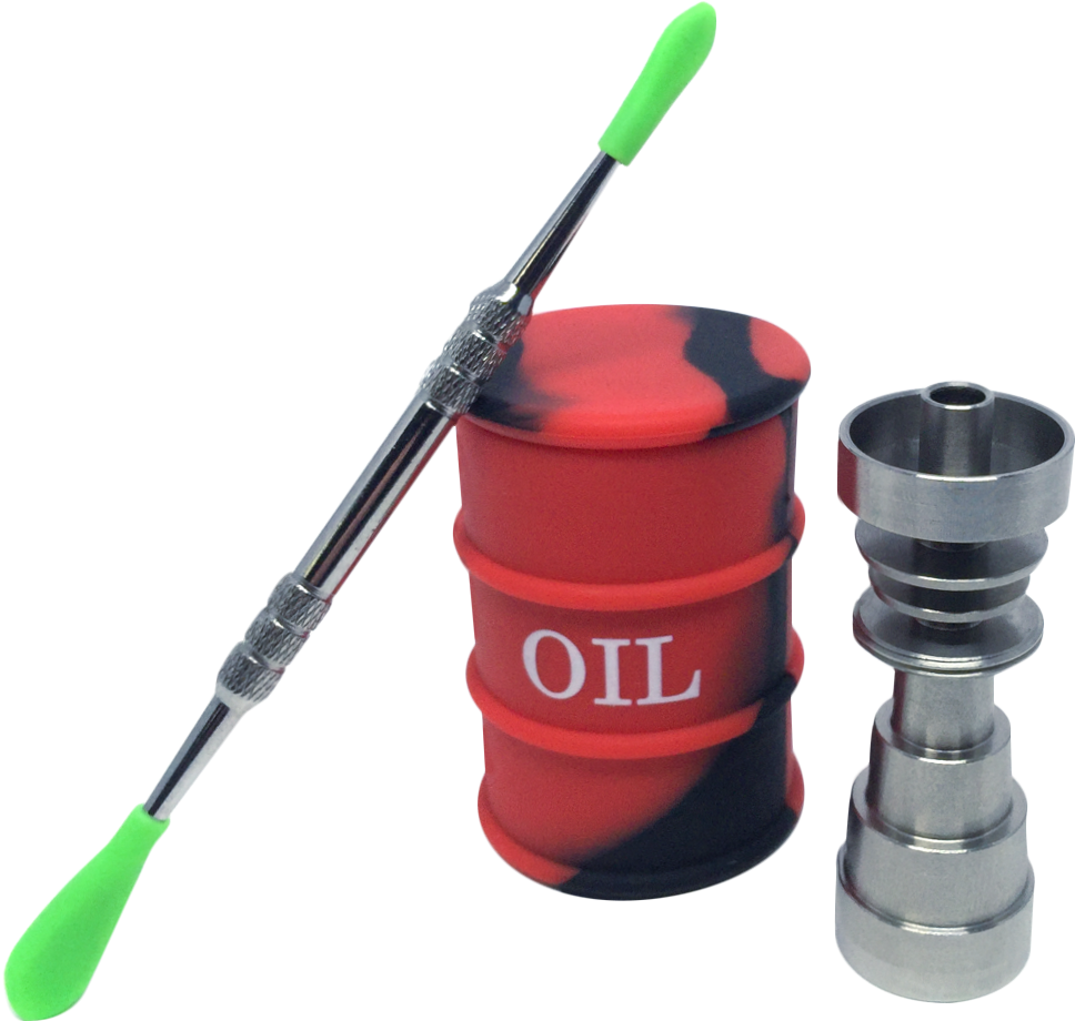 6 In 1 Universal Hollow Nail Grade 2 Titanium Set With - Garden Tool (1043x985), Png Download