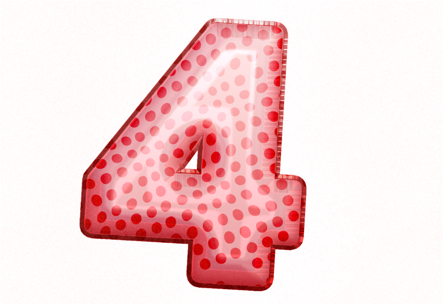 Balloon Style 4 Number - Illustration (866x650), Png Download