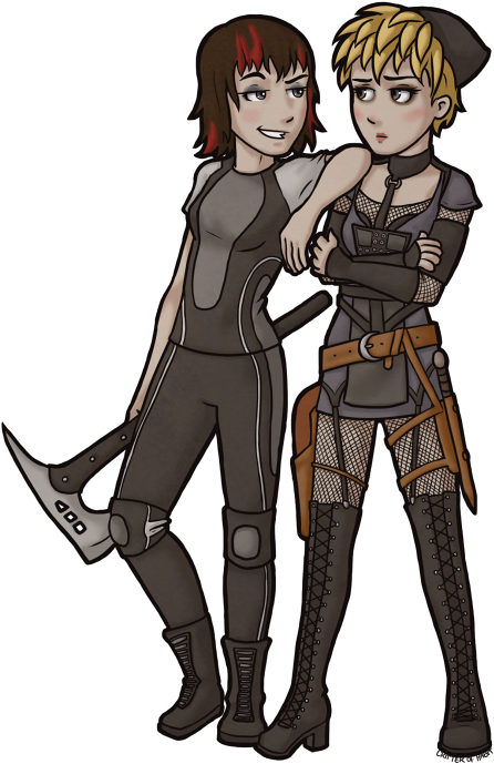 Johanna Mason From Catching Fire Hitting On Rocket - Sucker Punch Animes Png (500x728), Png Download