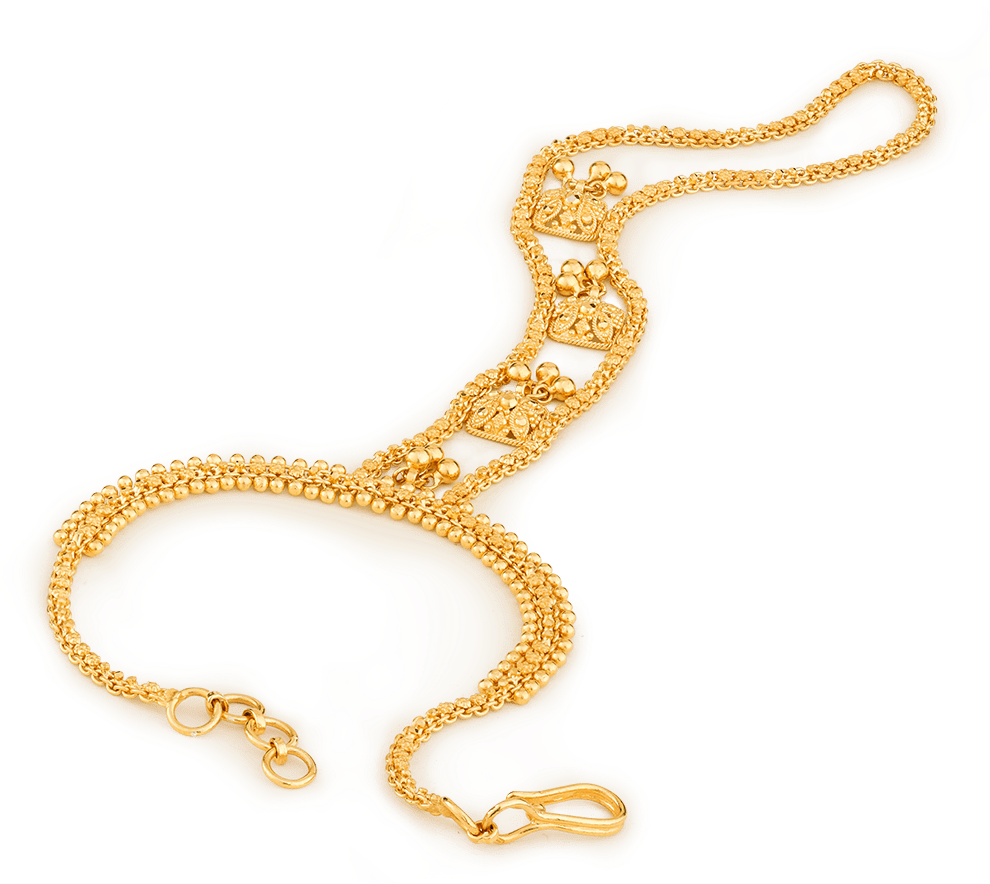 22ct Gold Filigree Poncha - Serpent (1000x1000), Png Download