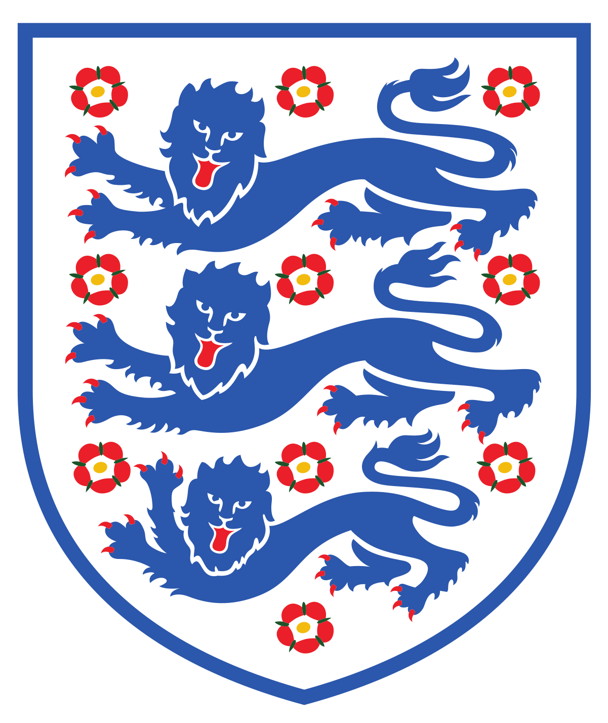 Futbol Weekly Ep 79 Hammer Blow - England Football Team Logo (1200x1471), Png Download