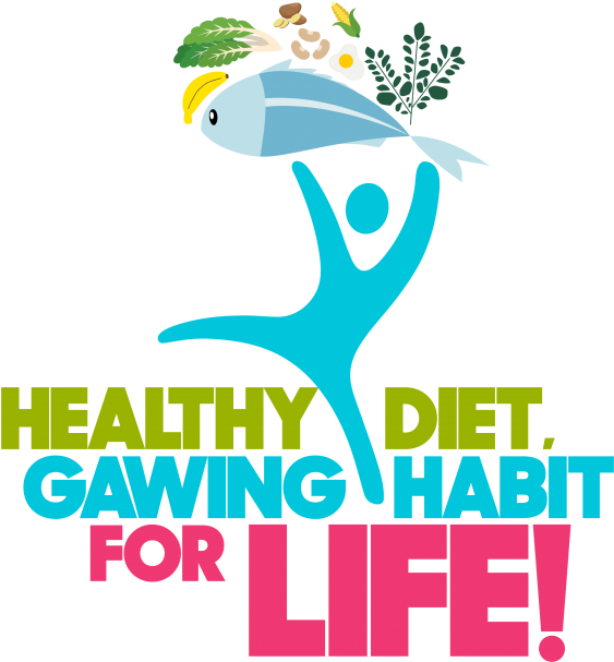 Healthy Diet Gawing Habit For Life Png - Theme Nutrition Month 2017 (620x620), Png Download