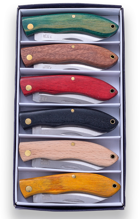 Kit Of 6 Piece Pocketknives, 6 Cm Blade Length And - Utility Knife (1024x768), Png Download