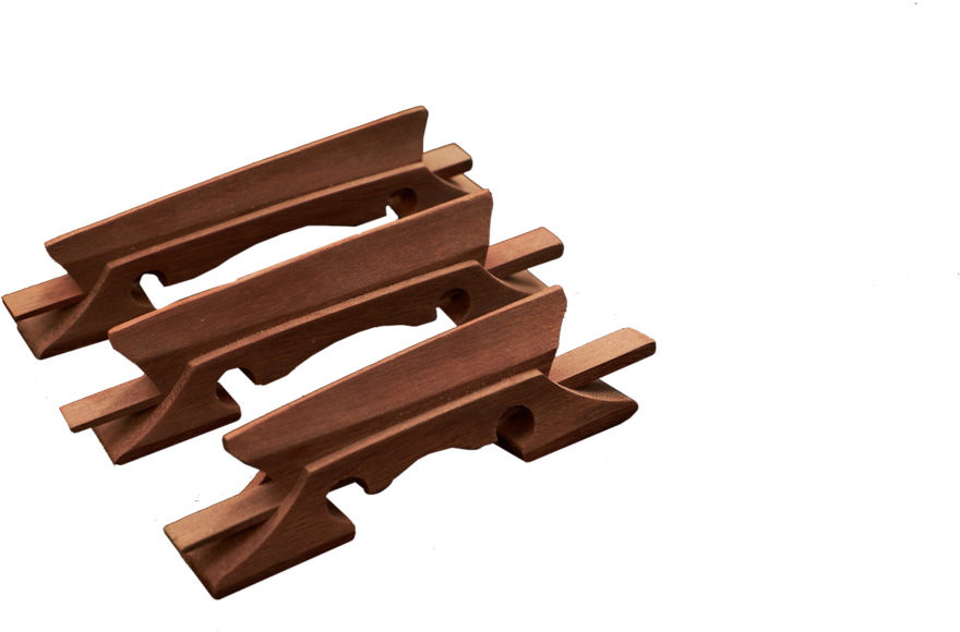 Stonefield Bass Guitar Three-piece Floating Bridge - Plywood (1024x683), Png Download