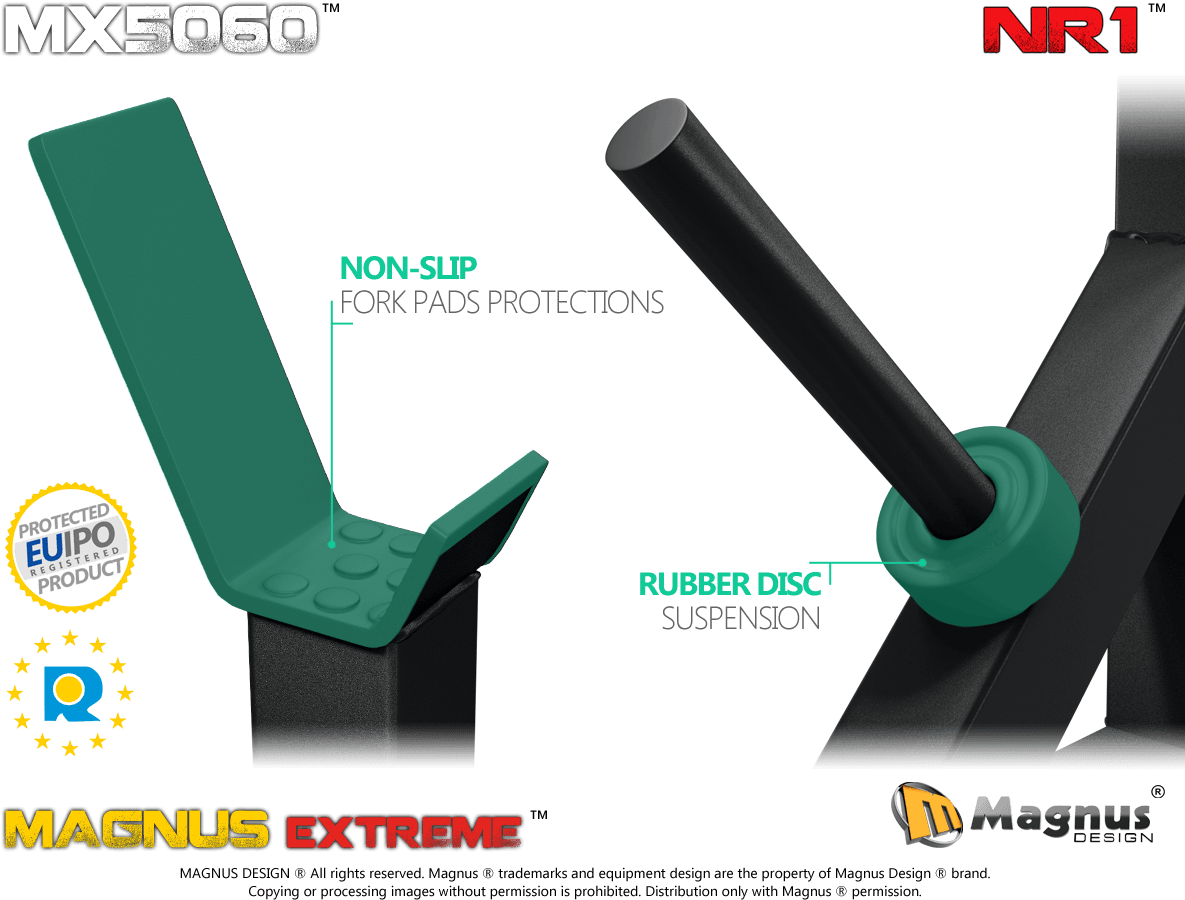 Barbell Squat Stands - Stojak Pod Sztangi (1200x930), Png Download