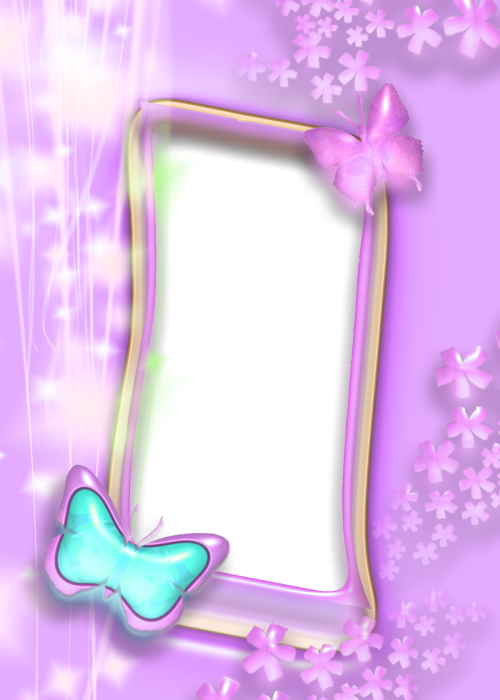 Marcos Para Niña En Png - Frames For Kids (500x700), Png Download