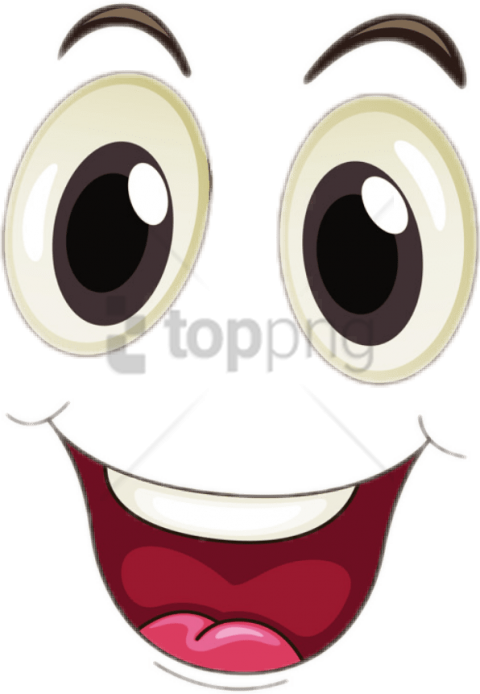 Free Png Cartoon Eyes And Mouth Png Image With Transparent - Cartoon Eyes And Mouth Png (480x694), Png Download