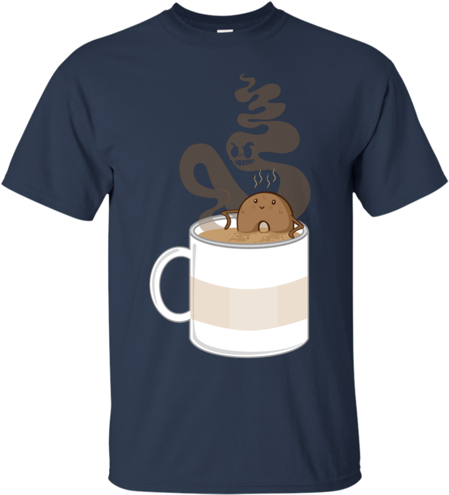 Dunkin Donut Cartoon T Shirt & Hoodie - T-shirt (1024x1024), Png Download