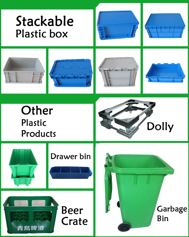 Stackable Storage Plastic Moving Boxes - Cart (800x1000), Png Download