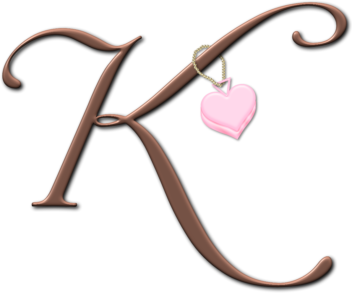 Alfabeto Letras Em Png Para Scrapbook Digital Ou Molduras - Princess K (1191x990), Png Download