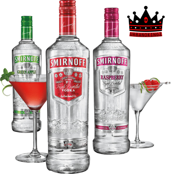 Smirnoff - Vodka (589x600), Png Download