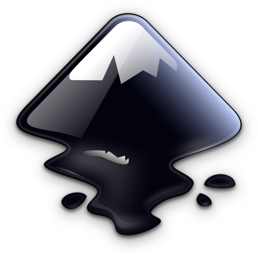 Inkscape-logo - Inkscape Logo Png (1000x1000), Png Download