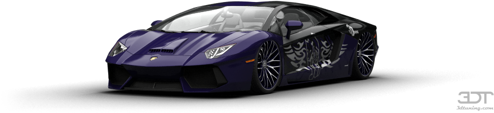 Lamborghini Aventador Coupe 2012 Tuning - 3d Tuning (1004x373), Png Download