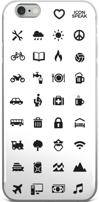 Iconspeak World Edition Iphone Cases - Office Supplies (1000x1000), Png Download