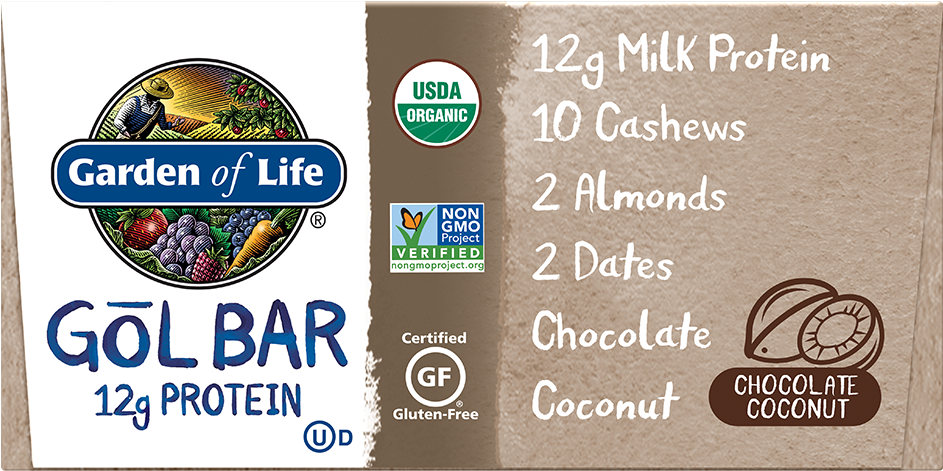 Garden Of Life Gol Bar - Garden Of Life (1000x1000), Png Download