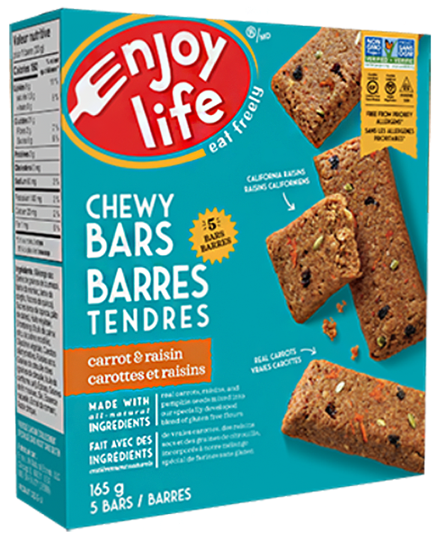 Enjoy Life Chewy Bars Carrot Cake - Enjoy Life Foods (600x600), Png Download