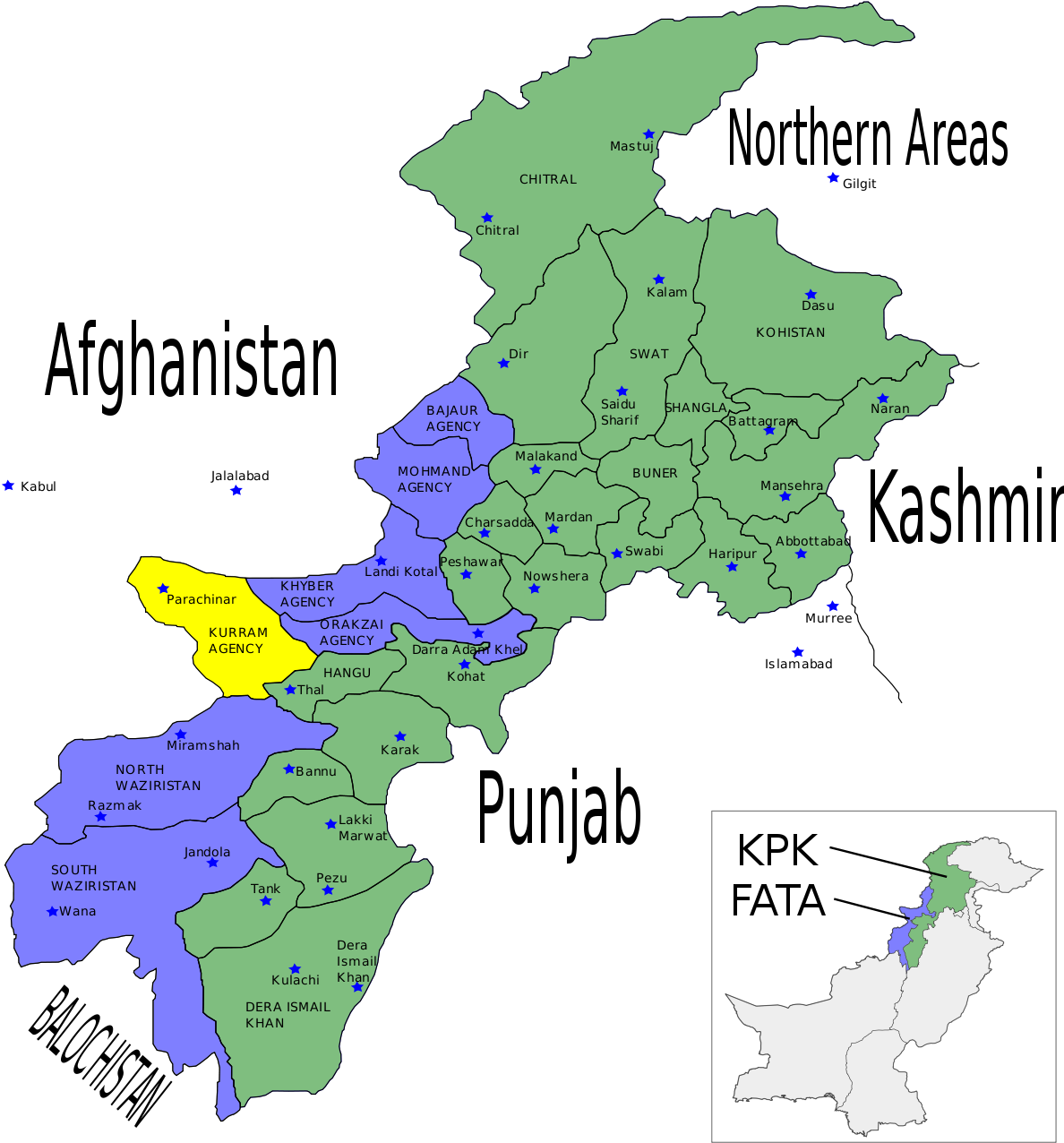 Khyber Pakhtunkhwa Map (1200x1290), Png Download