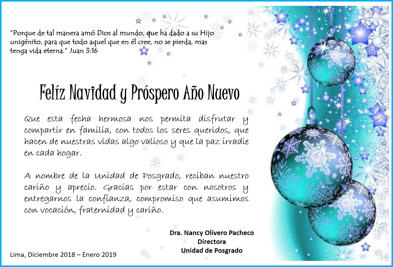 Download Feliz Navidad Y Próspero Año Nuevo 2019, Les Desea Christmas