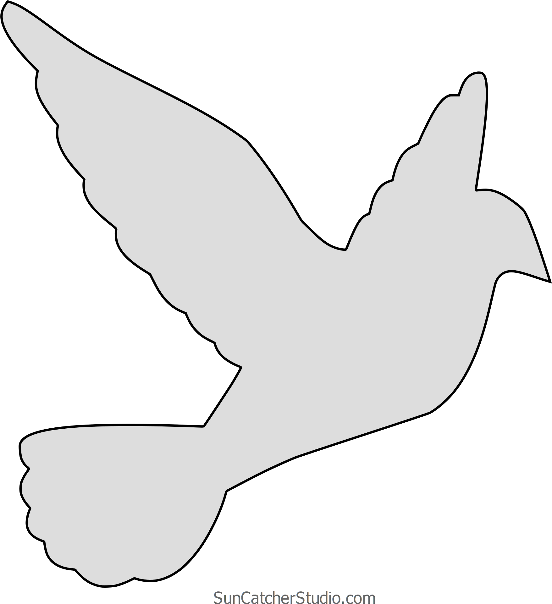 Dove Template To Print