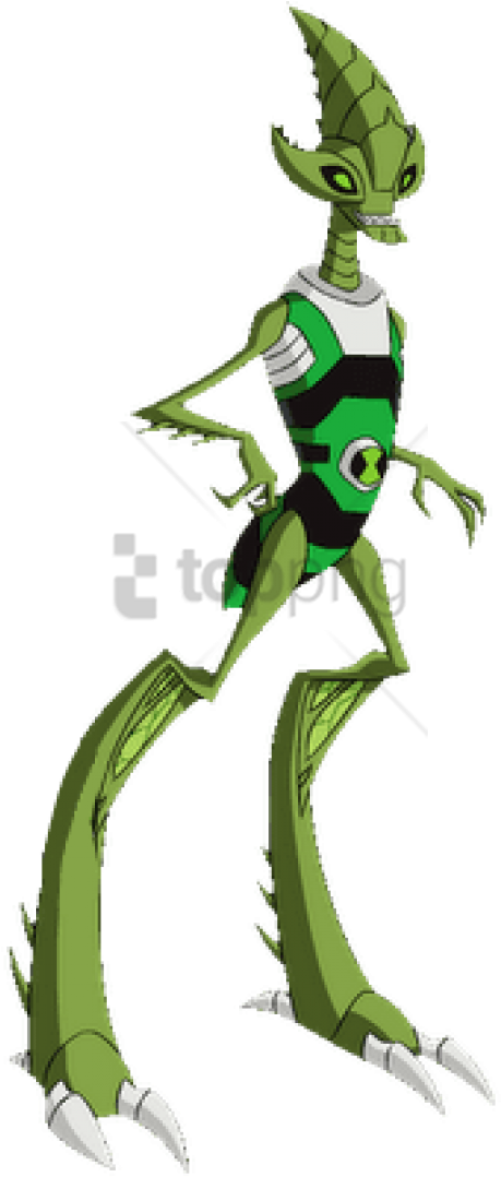 Free Png Download Ben 10 Crashhopper Clipart Png Photo - Ben 10 Omniverse Crashhopper (480x1079), Png Download