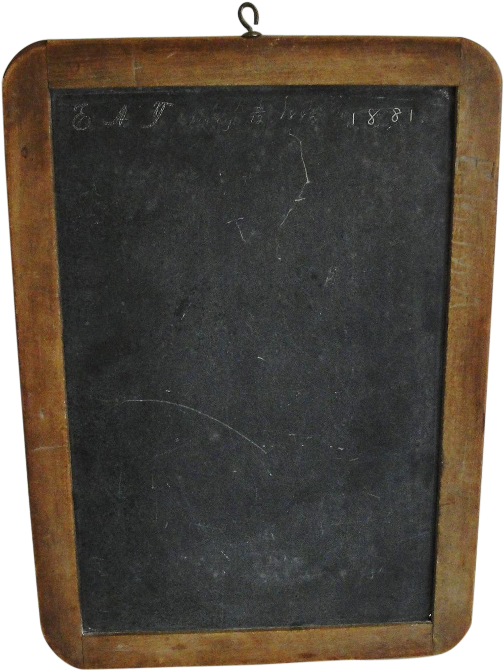 Old Primitive Wood Frame - Slate Board Png (1328x1328), Png Download