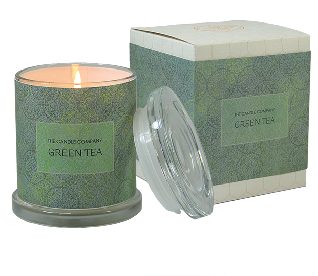 Green Tea Jar Candle - Candle (800x800), Png Download