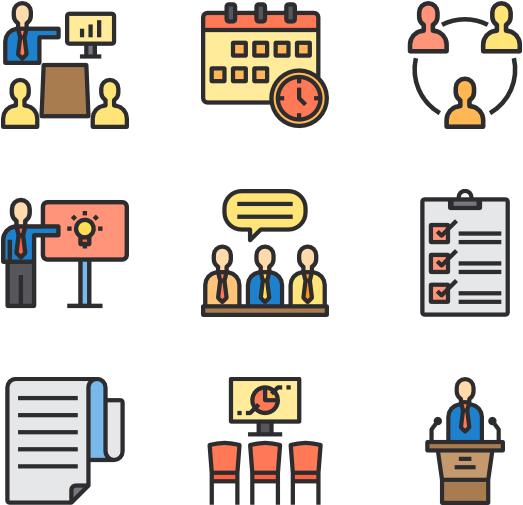 Meeting - Restaurant Menu Icon Vector (600x564), Png Download