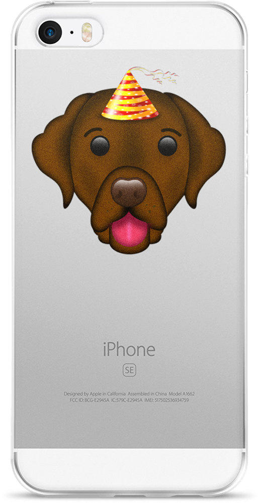 Emoji75 Phonecase Printfile Mockup Back Iphone 55sse - Labrador Retriever (1000x1000), Png Download