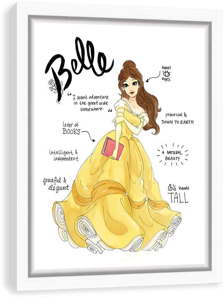 Белль Рисунок (1000x1000), Png Download