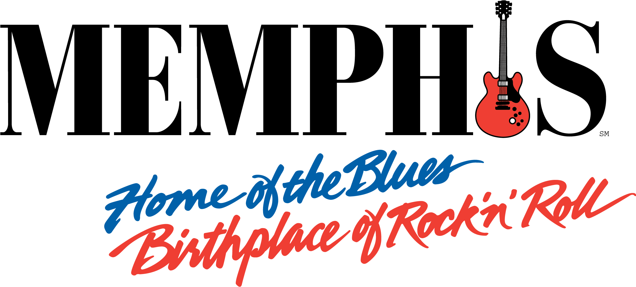 Mcvblogo - Memphis Convention & Visitors Bureau Logo (2197x1086), Png Download