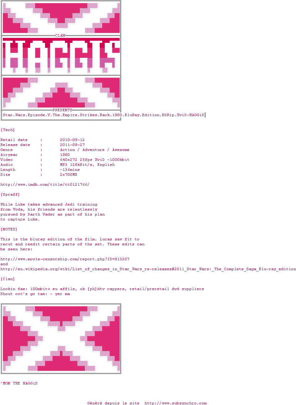 Nfo De La Release Star - Document (952x1312), Png Download